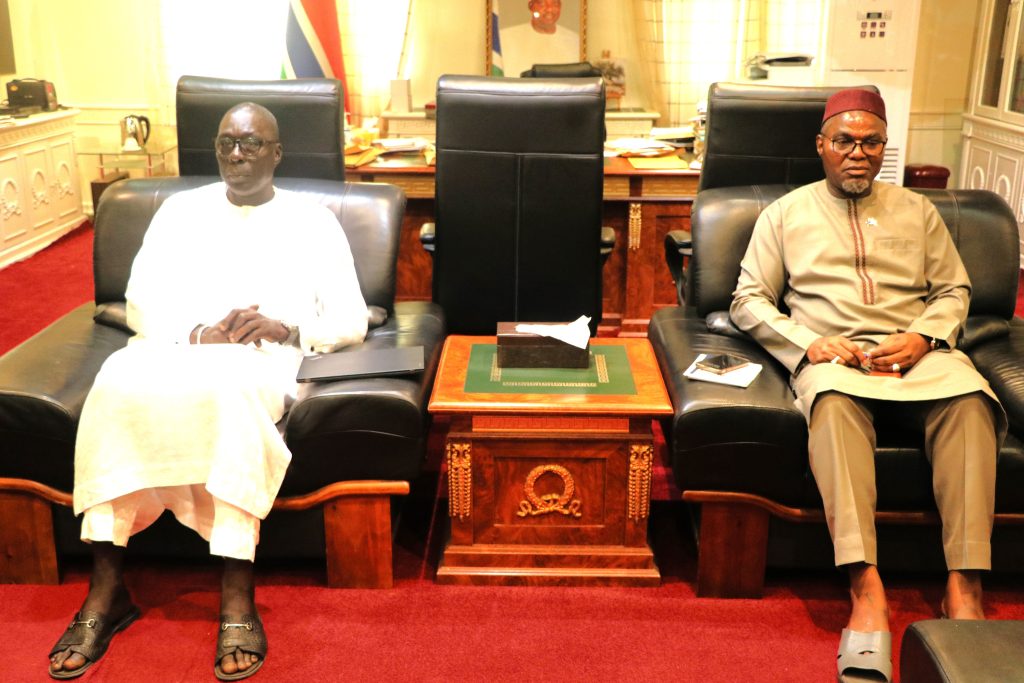 Tourism Minister Briefs Vice President Jallow on this Year’s Tourism Season